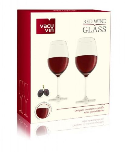 Набор из двух бокалов для красного вина VacuVin, (арт. 7649160)